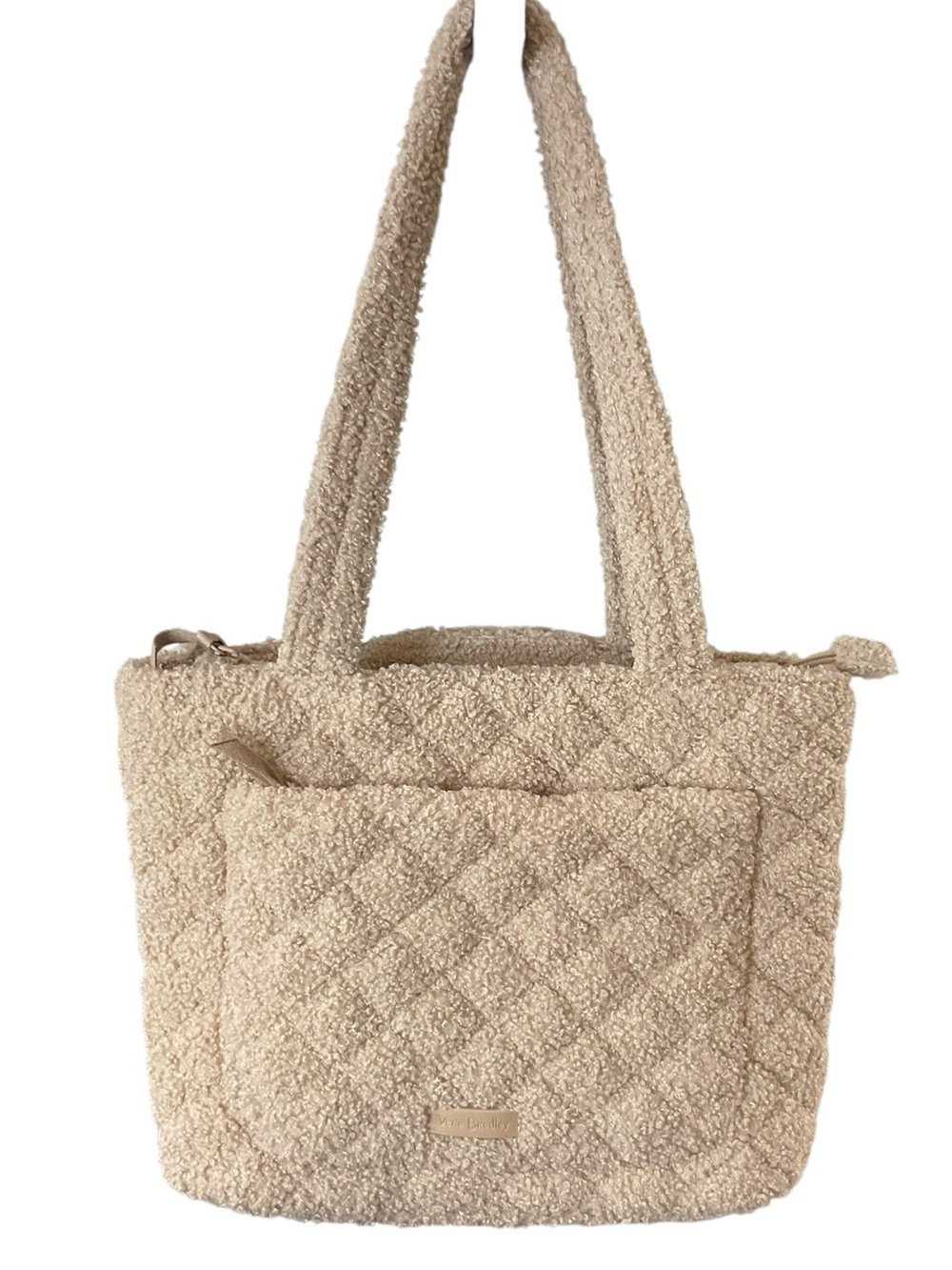 Vera Bradley Quilted Boucle Sherpa Tote in Ginger Snap